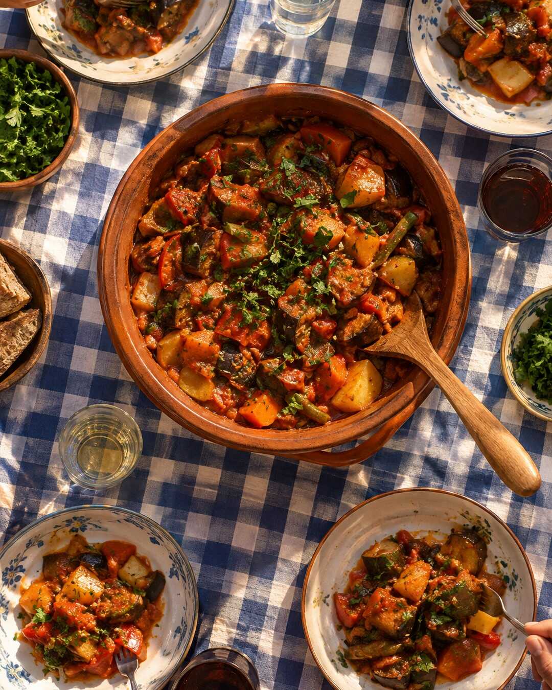 Ghiveci de legume la cuptor, cum îl face soacra mea toamna